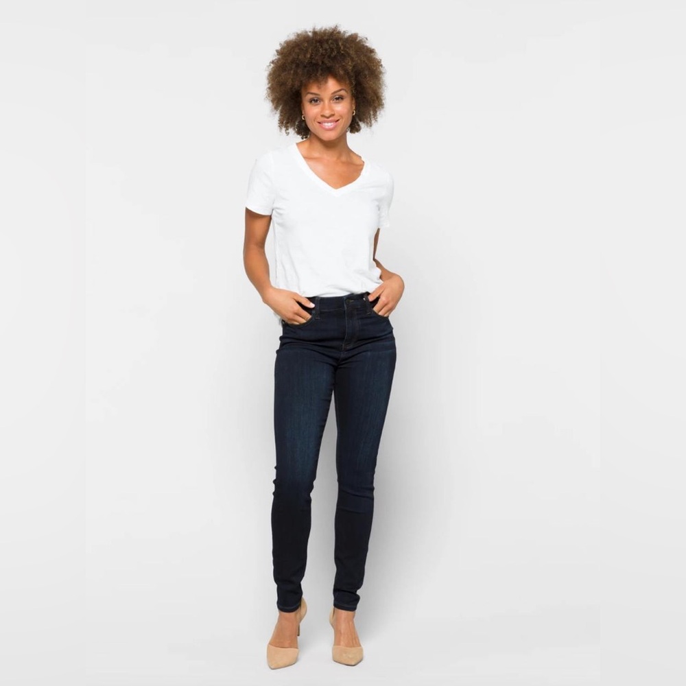 Liverpool high rise dark blue skinny jeans